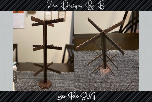 12 Tier Keychain Display Stand Laser Cutting Stands Review