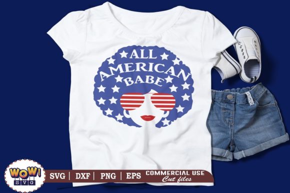 American Babe Svg, July 4th Svg: Graphics and Illustrations Review