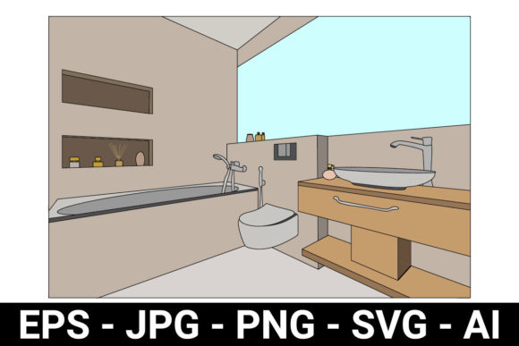 Bathroom Background Perfect for Scene Graphics and Backgrounds Review
