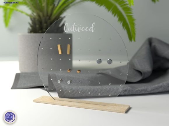 Circle Earring Display Embroidery Review