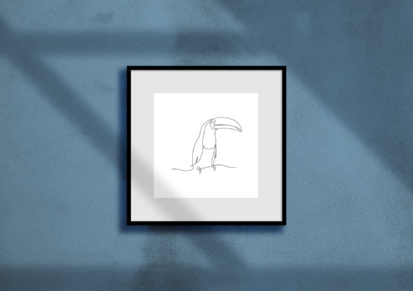 Continuous Line Wall Art Toucan Bird: Graphics & Illustrations Review
