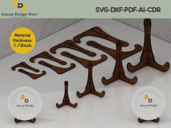 Decorative Wooden Plate Stand Display: Laser Cutting Stands Review
