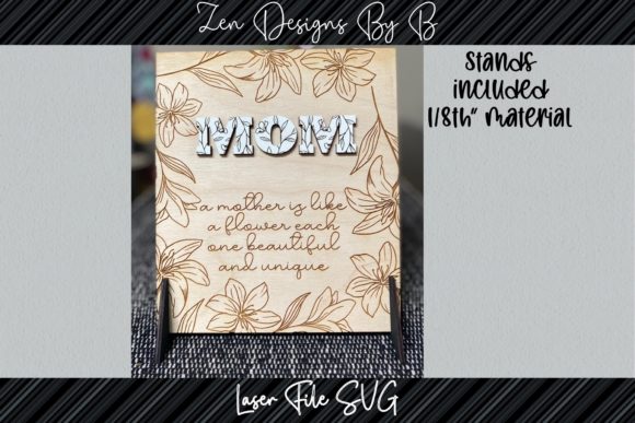 Floral Mothers Day Sign Laser SVG: A Brand Designer’s Review