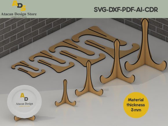 Laser Cutting Stands: Display Stand Easel Picture Frame Plan Review