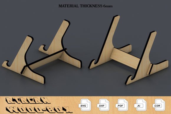Photo Holder Easel Display Stand Svg 036 Laser Cutting Stands