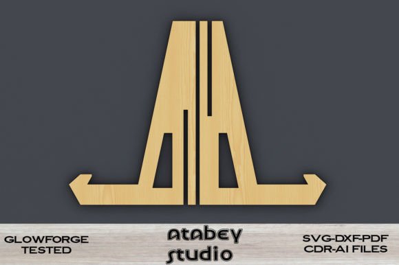 Plate Display Stands, Cutting Templates for Laser Cutting and Stands