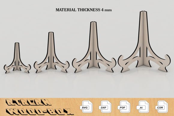 Review: 4MM Easel Wood Plate Display Holder 016