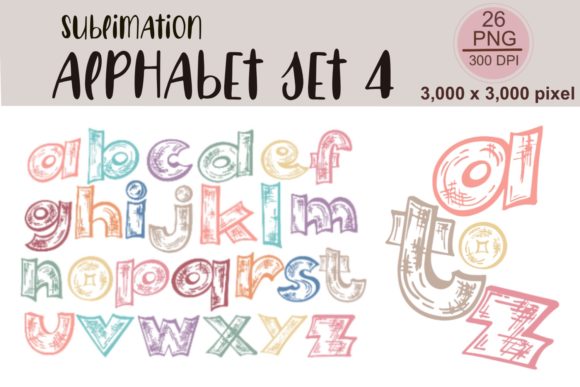 Sublimation Alphabet Set 4: Graphics and Illustrations Review