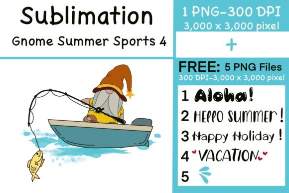 Sublimation Gnome Summer Sports 4: Graphics and Illustrations Review
