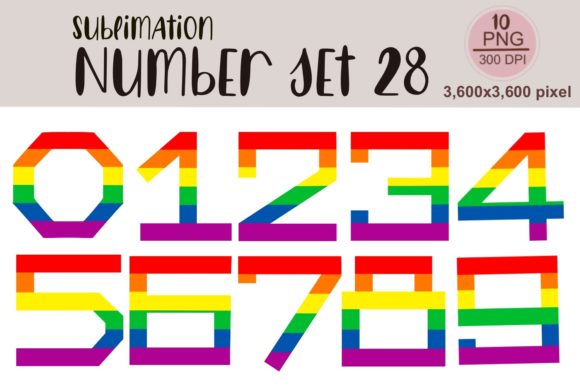 Sublimation Number Set 28, Pride Number: A Designer's Review