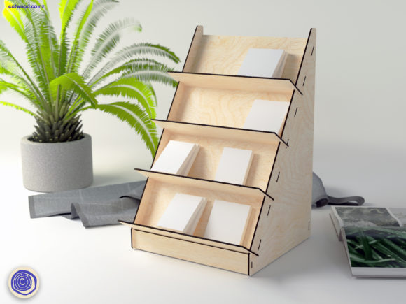 Tiered Display B - Laser Cut File for Modern Stands