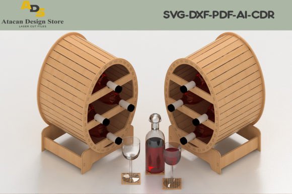 Wooden Wine Rack Bottle Display Stand: Laser Cutting Stands Review